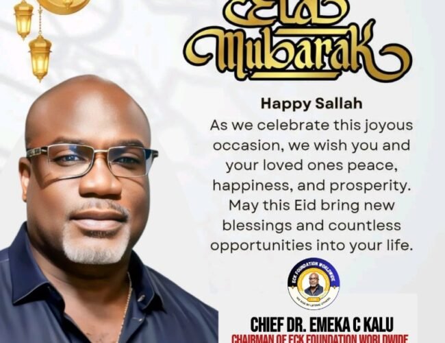 ECK Foundation President Calls for Peace and Unity in Sallah Message