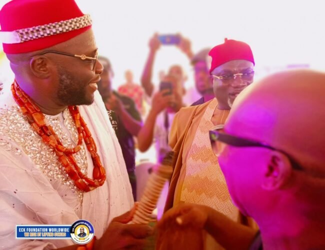 High Chief Dr. Emeka Kalu Attends Induction Ceremony in NRI, Anambra State