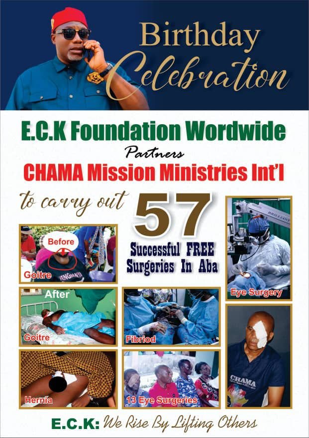 E.C.K Foundation Partners with CHAMA to Complete 57 Successful Surgeries in Abia State 2 img 20250817 wa00014695203964609484822