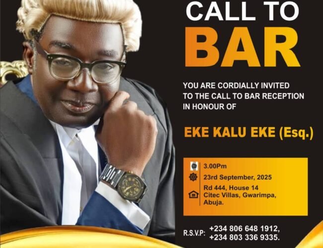 Eke Kalu Eke: His Journey Toward the Legal Profession.