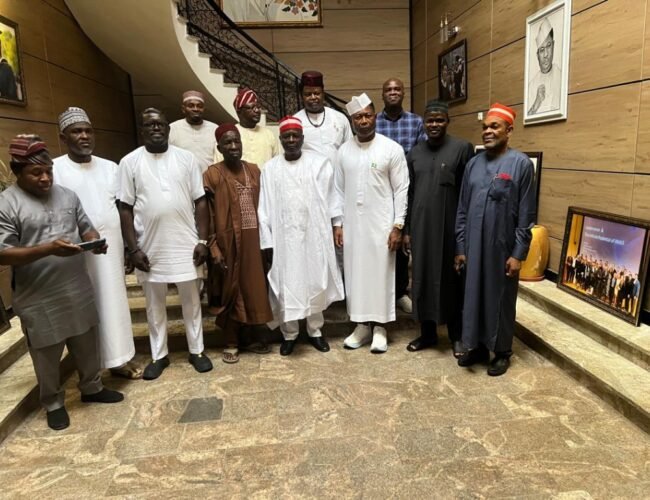 Osita Offor Joins Atiku Abubakar, Buba Galadima, Rabiu Kwankwaso, Other Leaders in a Condolence Visit to Tein Jack-Rich