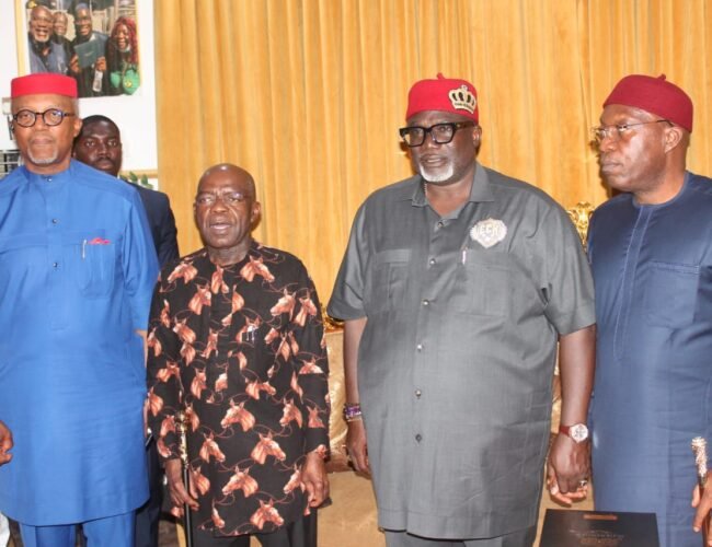 Loud Statement Made As Dr Alex Otti, Dignitaries Grace House Opening of E.C.K Foundation Chairman in Bende