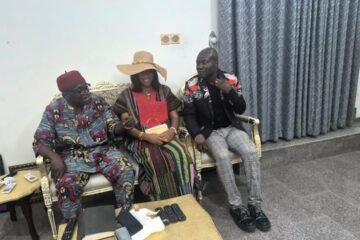 Breaking: Chief J. U. Udensi (UDENSCO) Hosts RATTAWU President, Prince Emeka Kalu, to a Sumptuous Luncheon in His Aba Residence