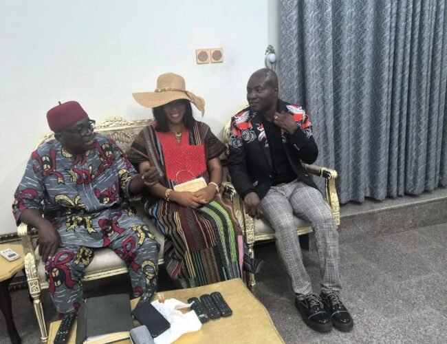 Breaking: Chief J. U. Udensi (UDENSCO) Hosts RATTAWU President, Prince Emeka Kalu, to a Sumptuous Luncheon in His Aba Residence